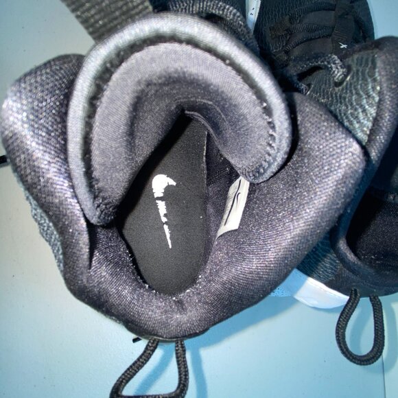 NIKE HYPERDUNK X EP BLACK W/Speckled Midsole Men's 10.5M Mid-Top AO7890-001 VGUC - Picture 7 of 10